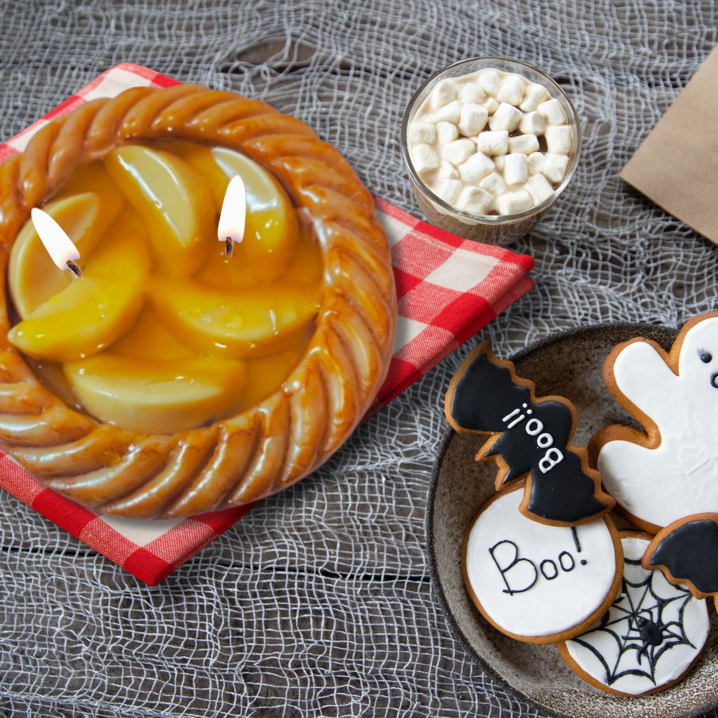 Cafe Delights Apple Pie Scented Soy Wax Candle