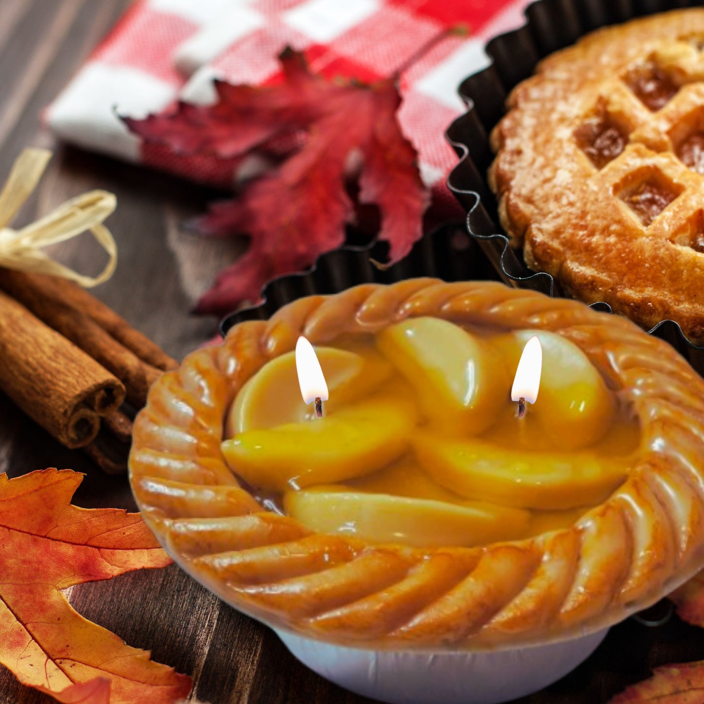 Cafe Delights Apple Pie Scented Soy Wax Candle