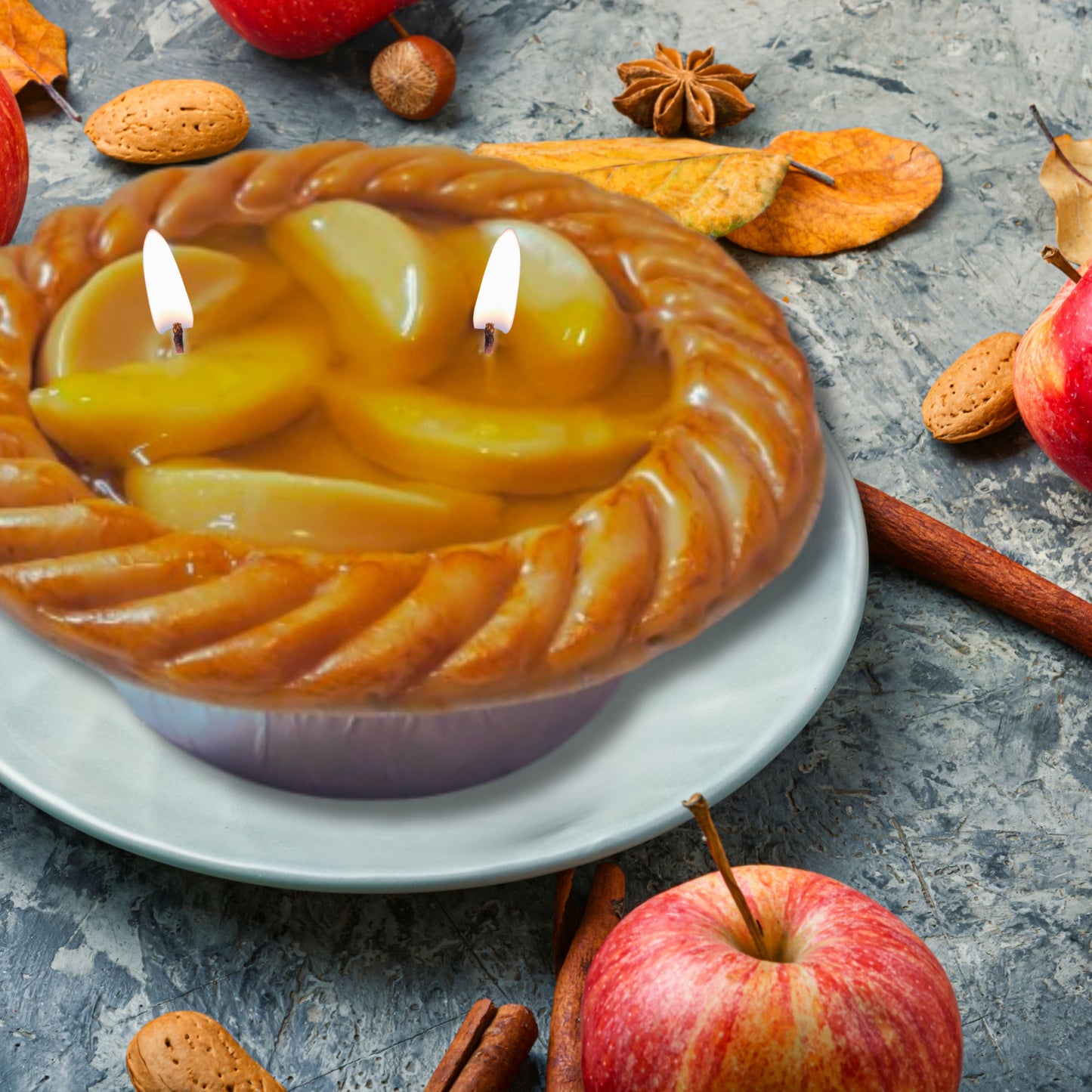 Cafe Delights Apple Pie Scented Soy Wax Candle