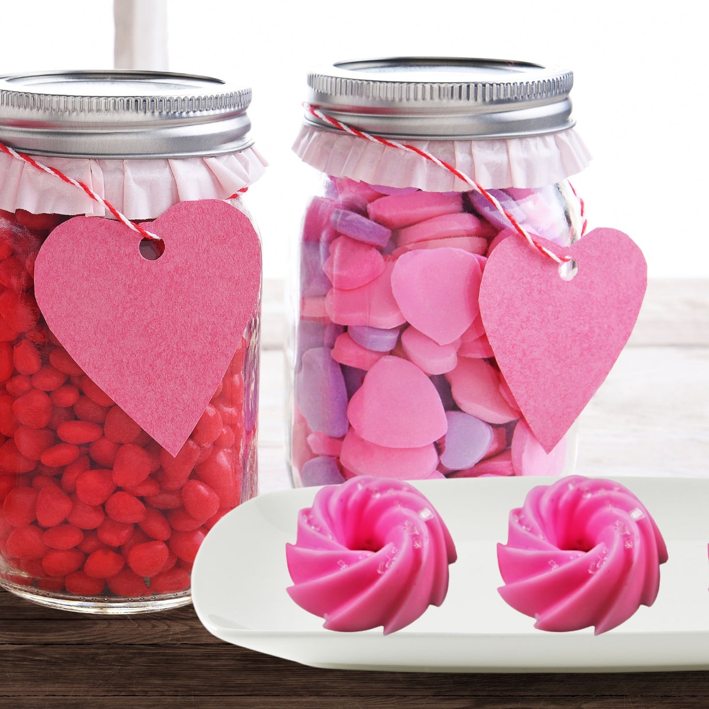 Cafe Delights Pink Mini Swirl Donut Scented Soy Wax Melts