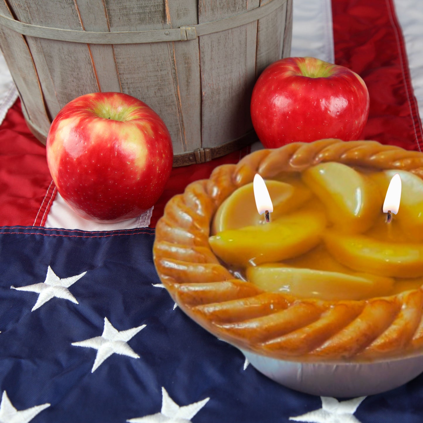 Cafe Delights Apple Pie Scented Soy Wax Candle