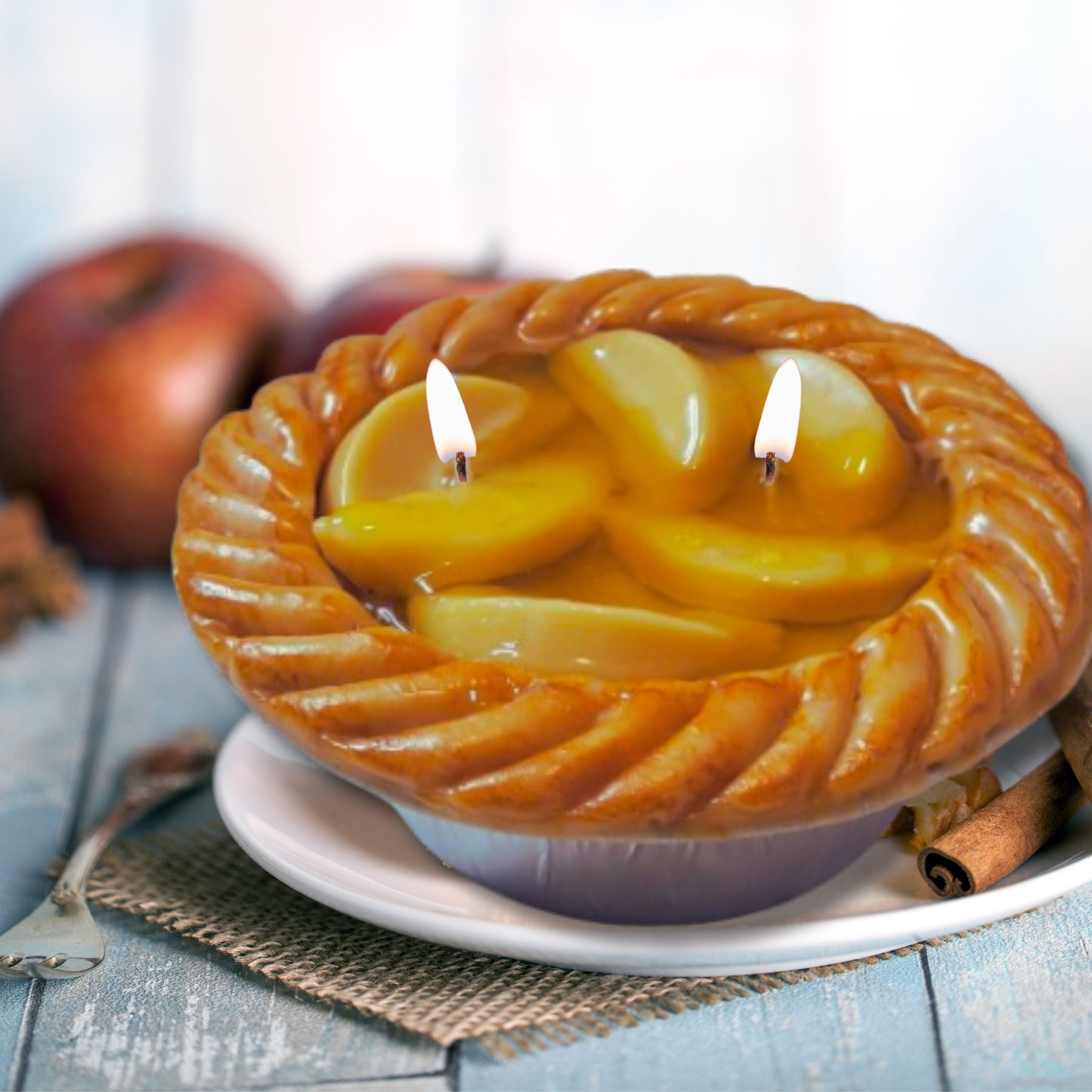 Cafe Delights Apple Pie Scented Soy Wax Candle