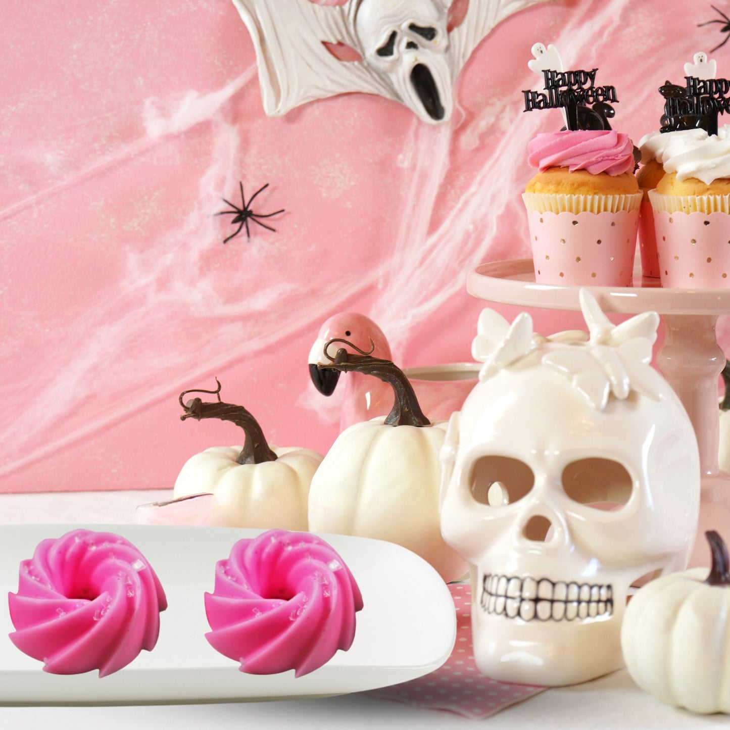 Cafe Delights Pink Mini Swirl Donut Scented Soy Wax Melts