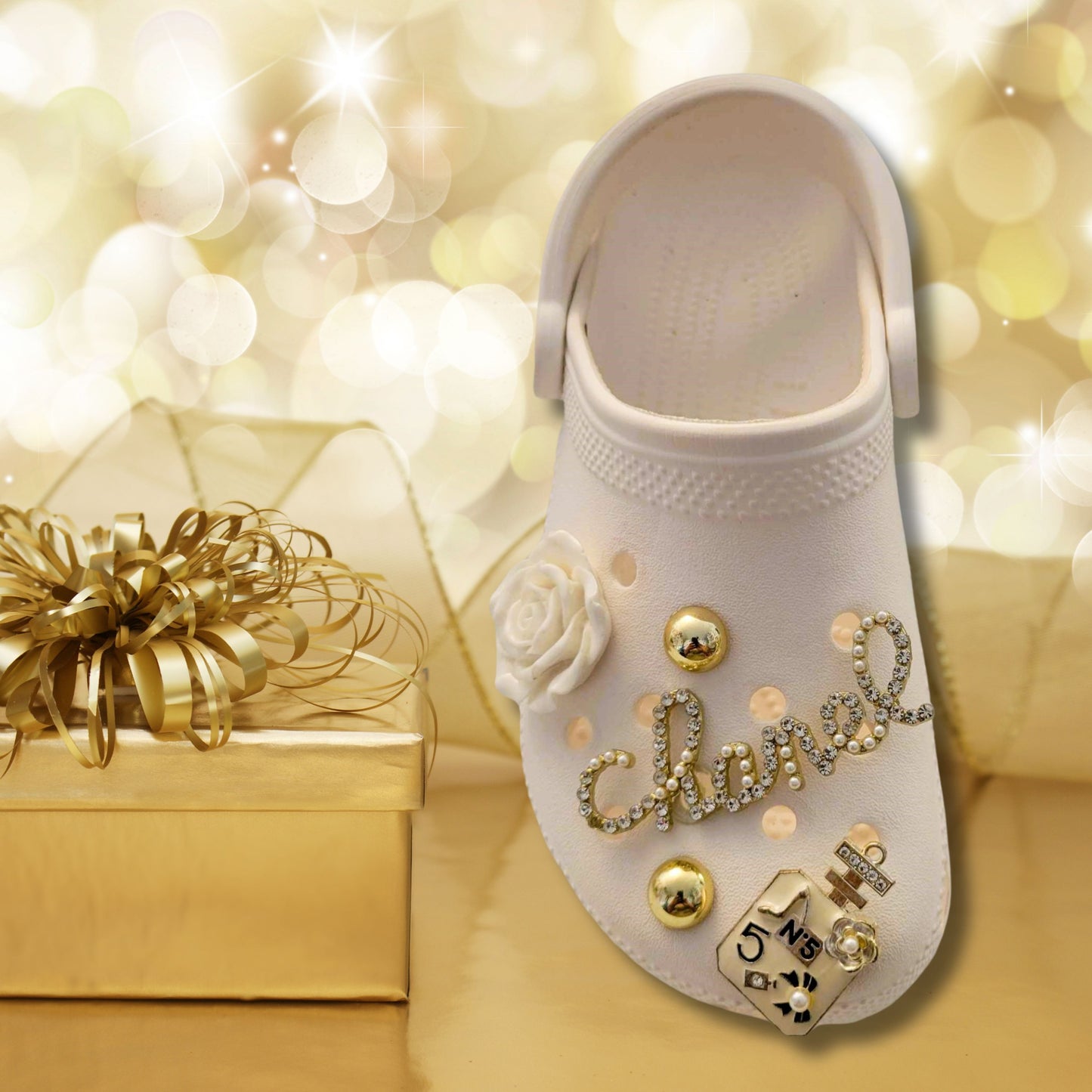 Luxury Gold Chanelista Shoe Charms