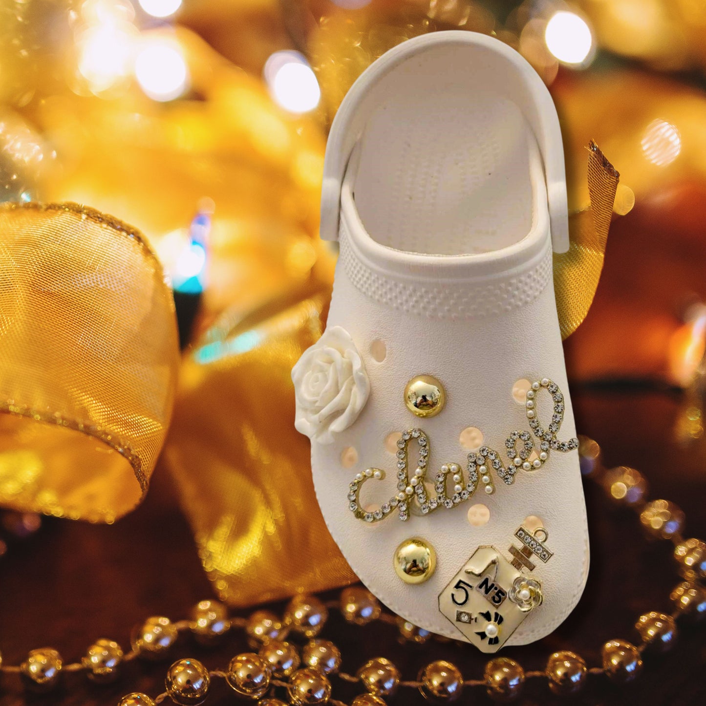 Luxury Gold Chanelista Shoe Charms