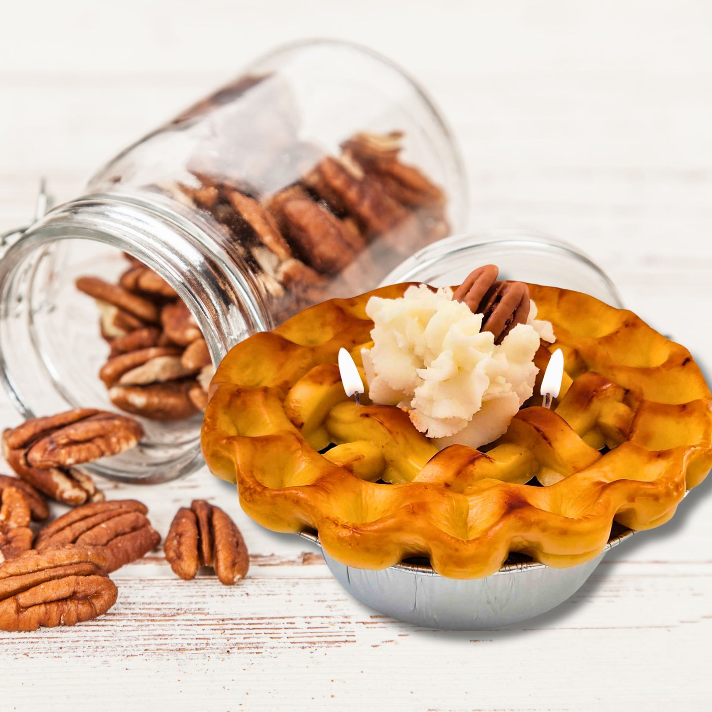 Cafe Delights Homestyle Pumpkin Pie Scented Soy Wax Candle