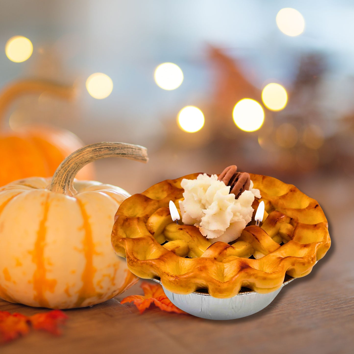 Cafe Delights Homestyle Pumpkin Pie Scented Soy Wax Candle