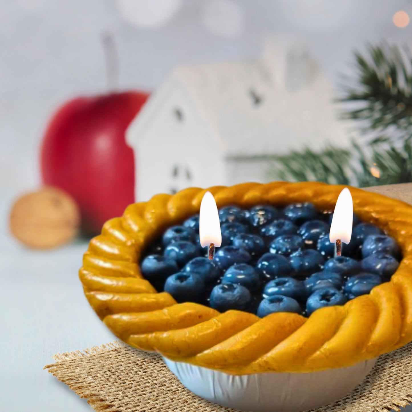 Cafe Delights Blueberry Pie Scented Soy Wax Candle