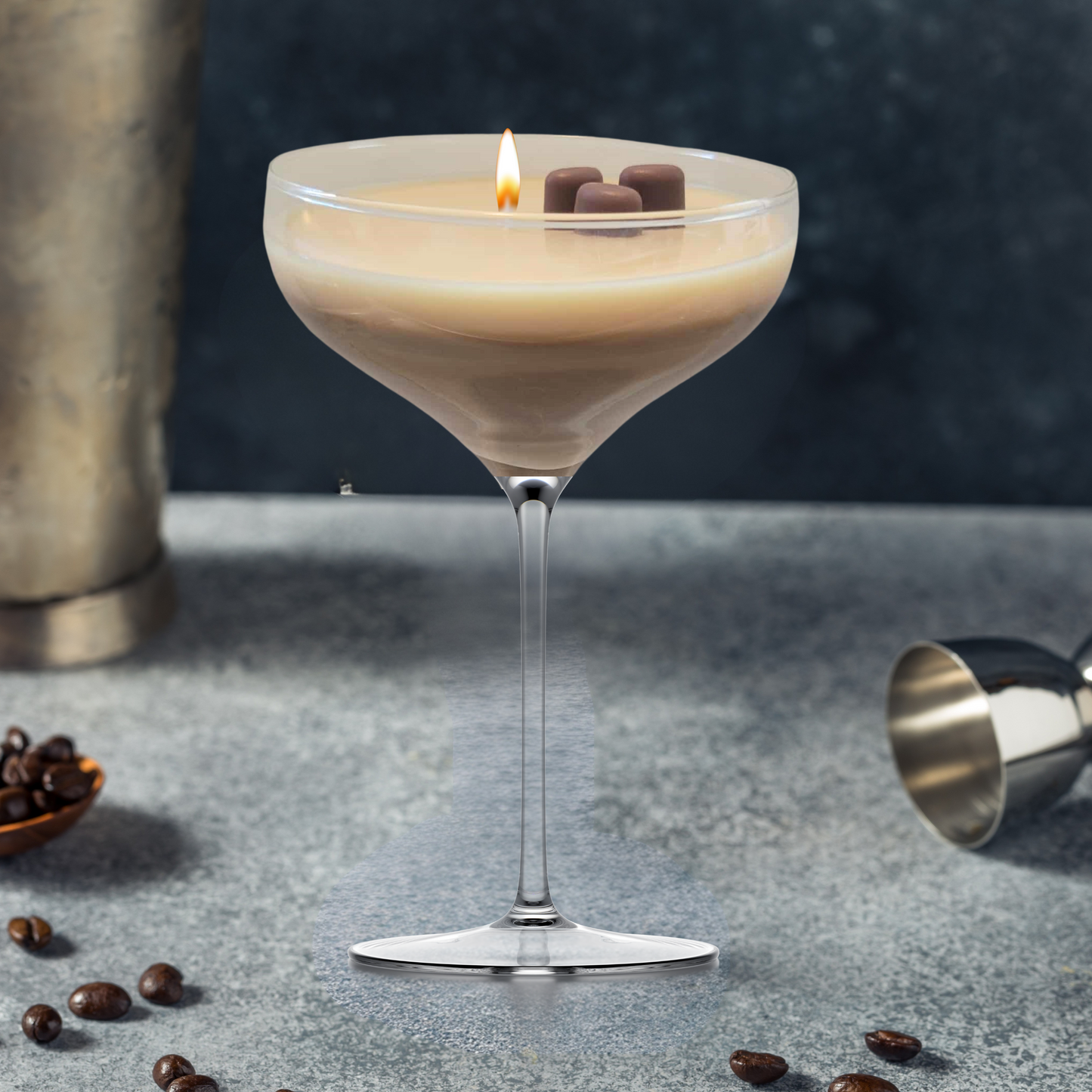 Cafe Delights Espresso Martini Cocktail Scented Soy Wax Candle