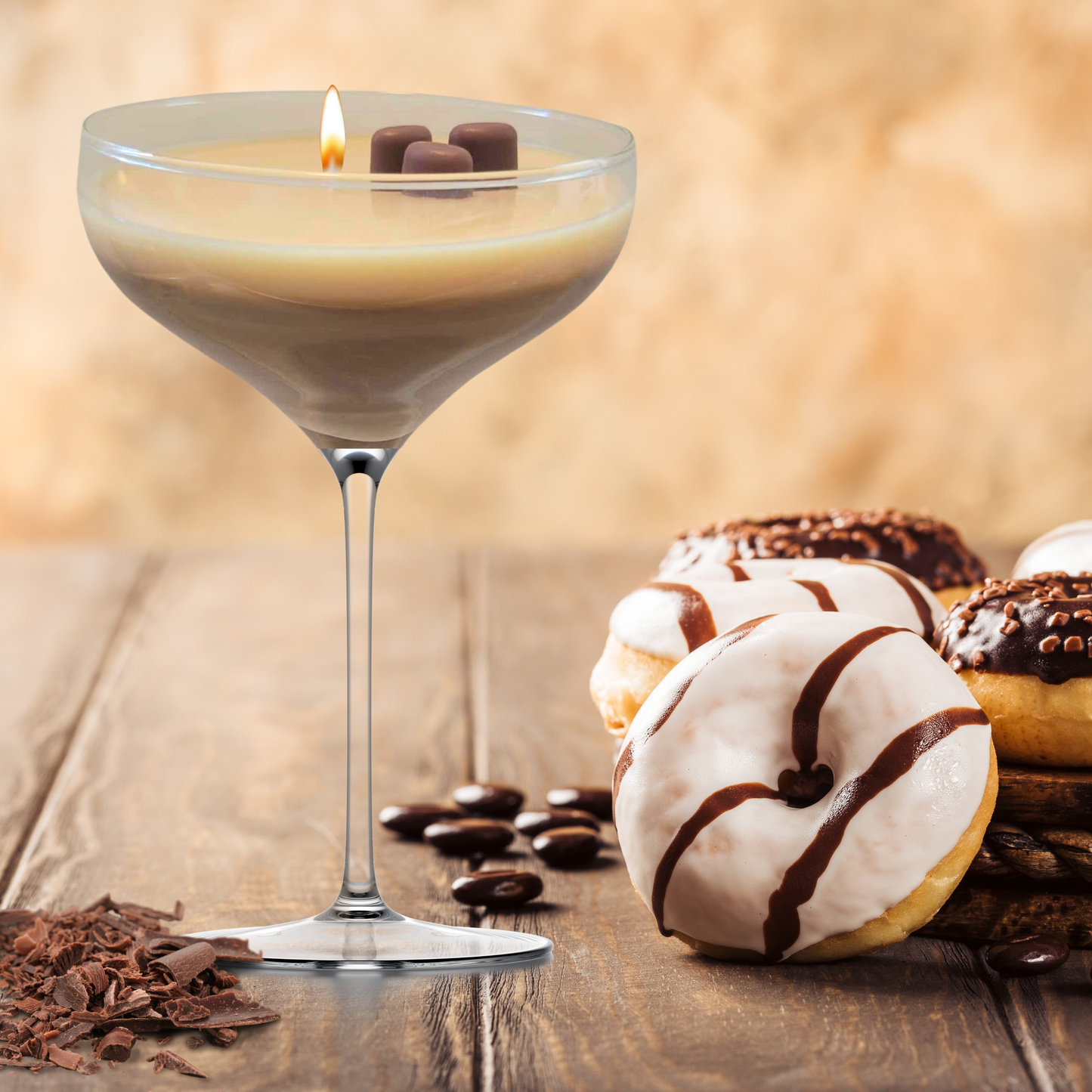 Cafe Delights Espresso Martini Cocktail Scented Soy Wax Candle