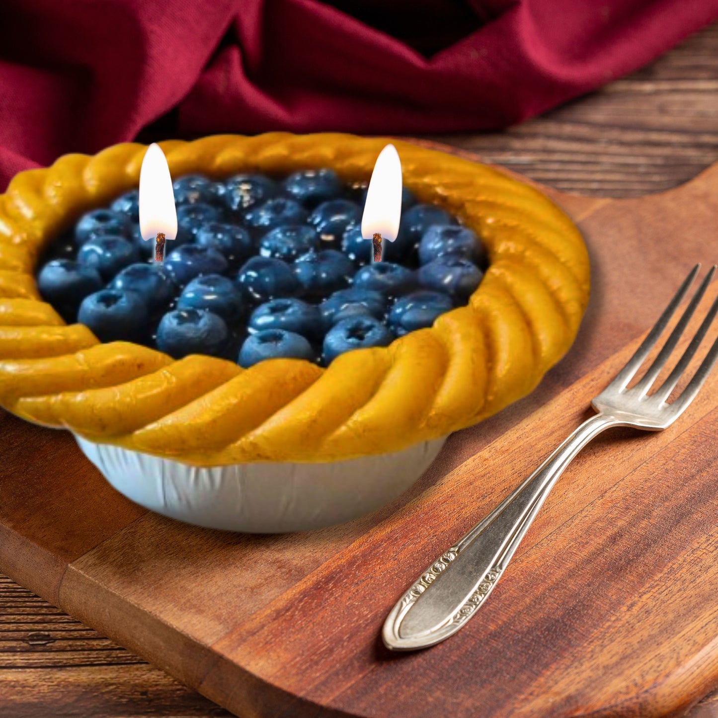 Cafe Delights Blueberry Pie Scented Soy Wax Candle