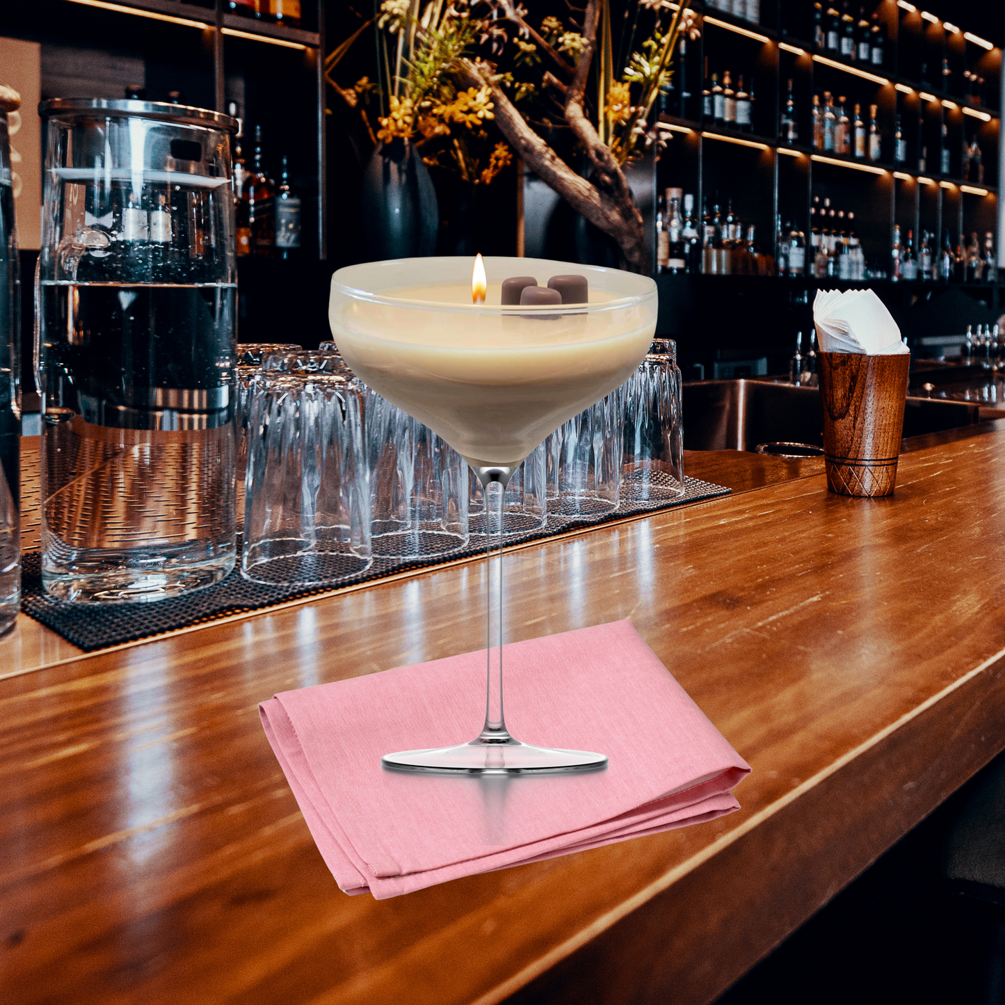 Cafe Delights Espresso Martini Cocktail Scented Soy Wax Candle