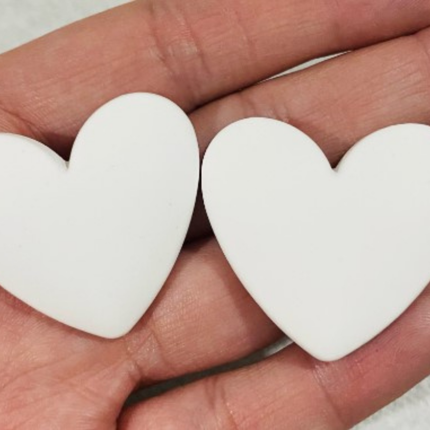 Candy Valentine Heart Statement Earrings