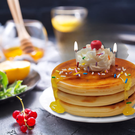 Cafe Delights Birthday Cake Pancakes Scented Soy Wax Candle
