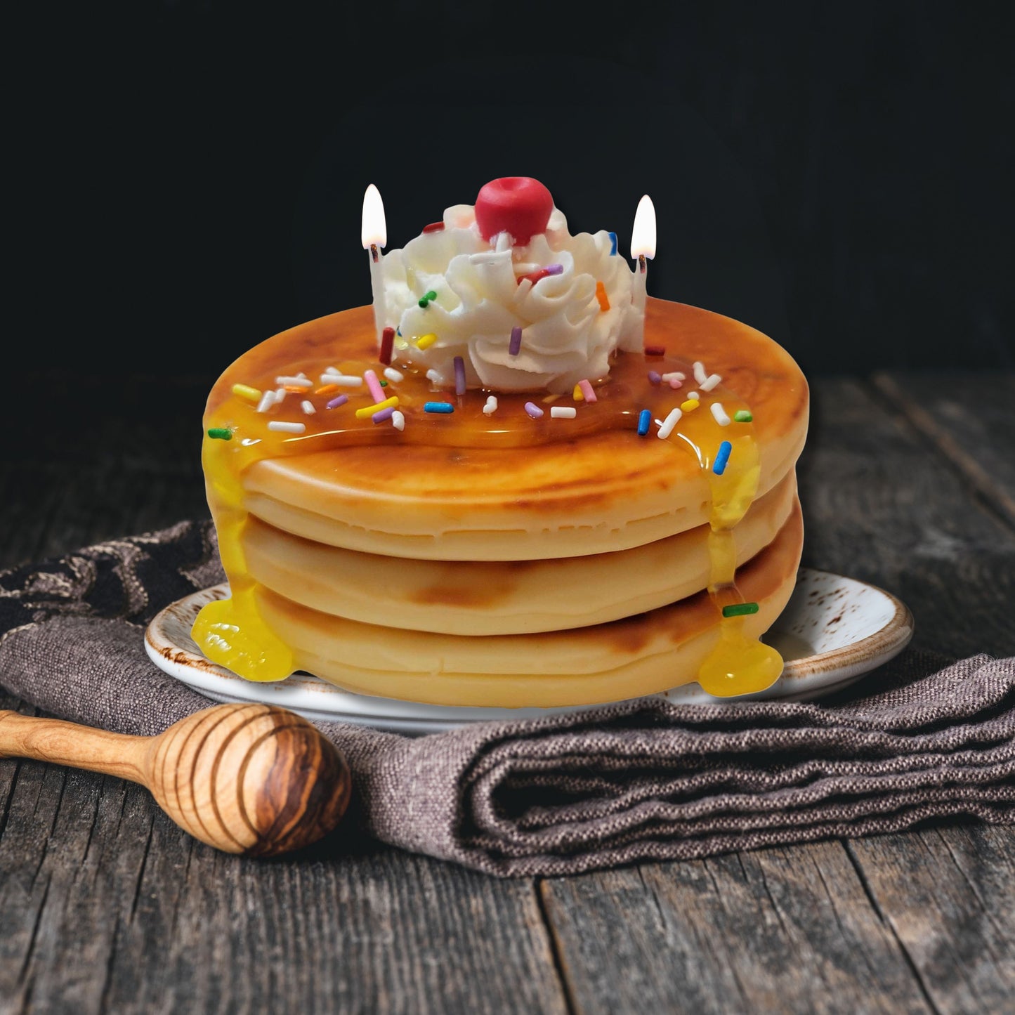Cafe Delights Birthday Cake Pancakes Scented Soy Wax Candle