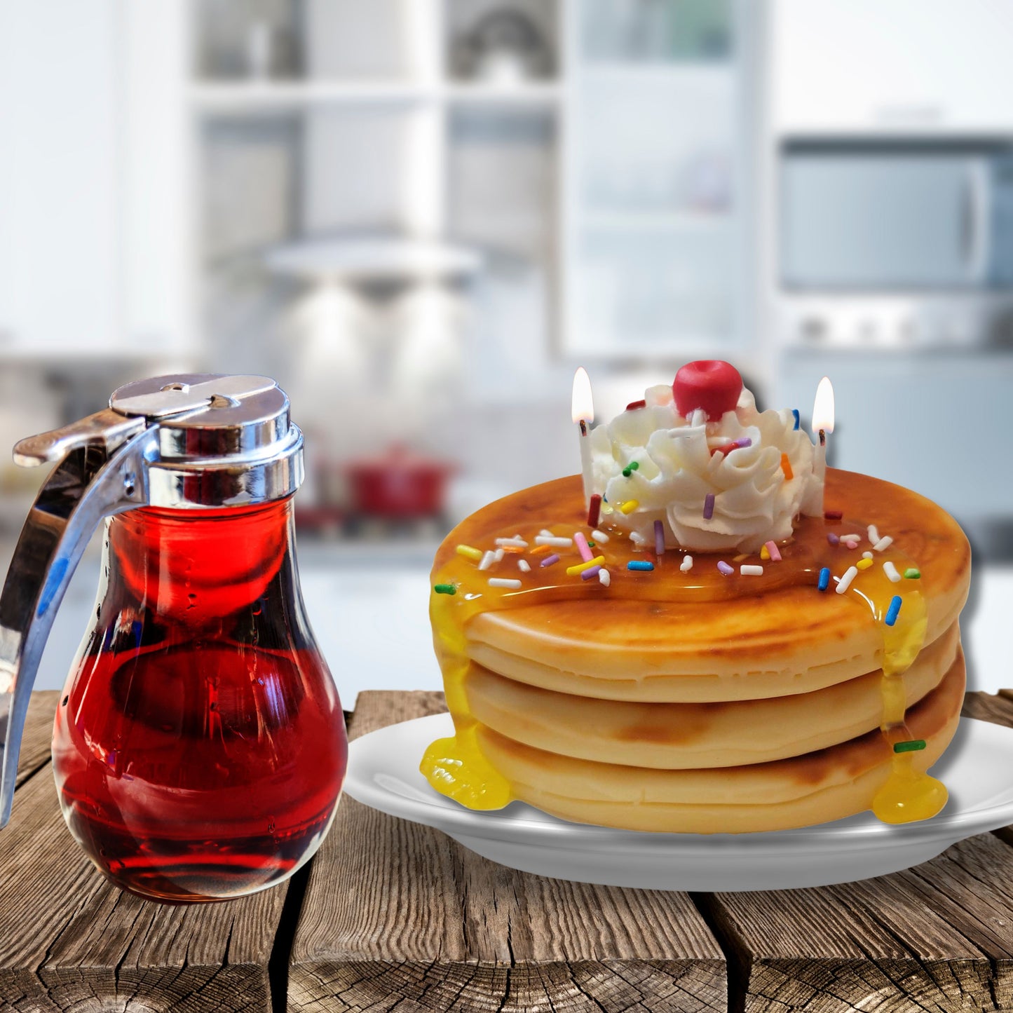 Cafe Delights Birthday Cake Pancakes Scented Soy Wax Candle