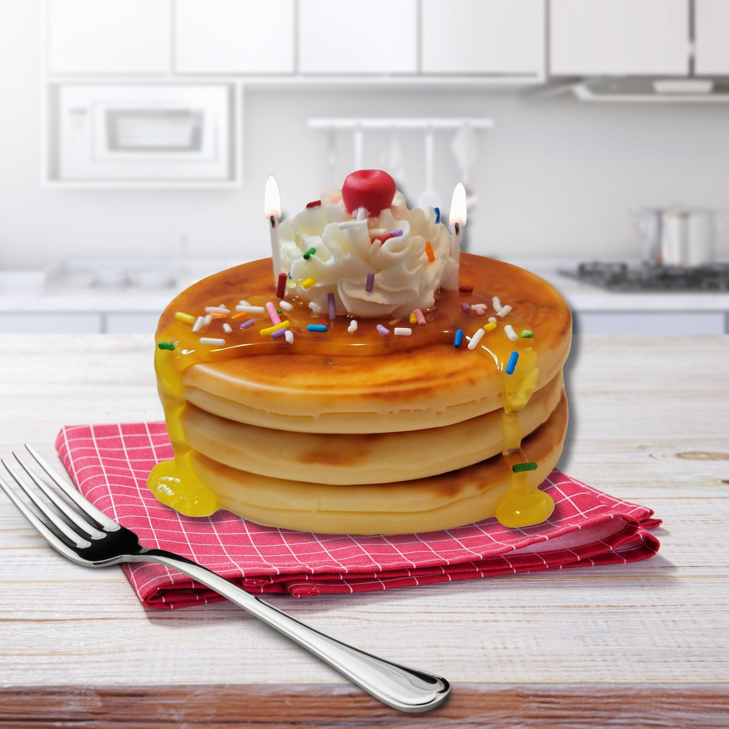 Cafe Delights Birthday Cake Pancakes Scented Soy Wax Candle