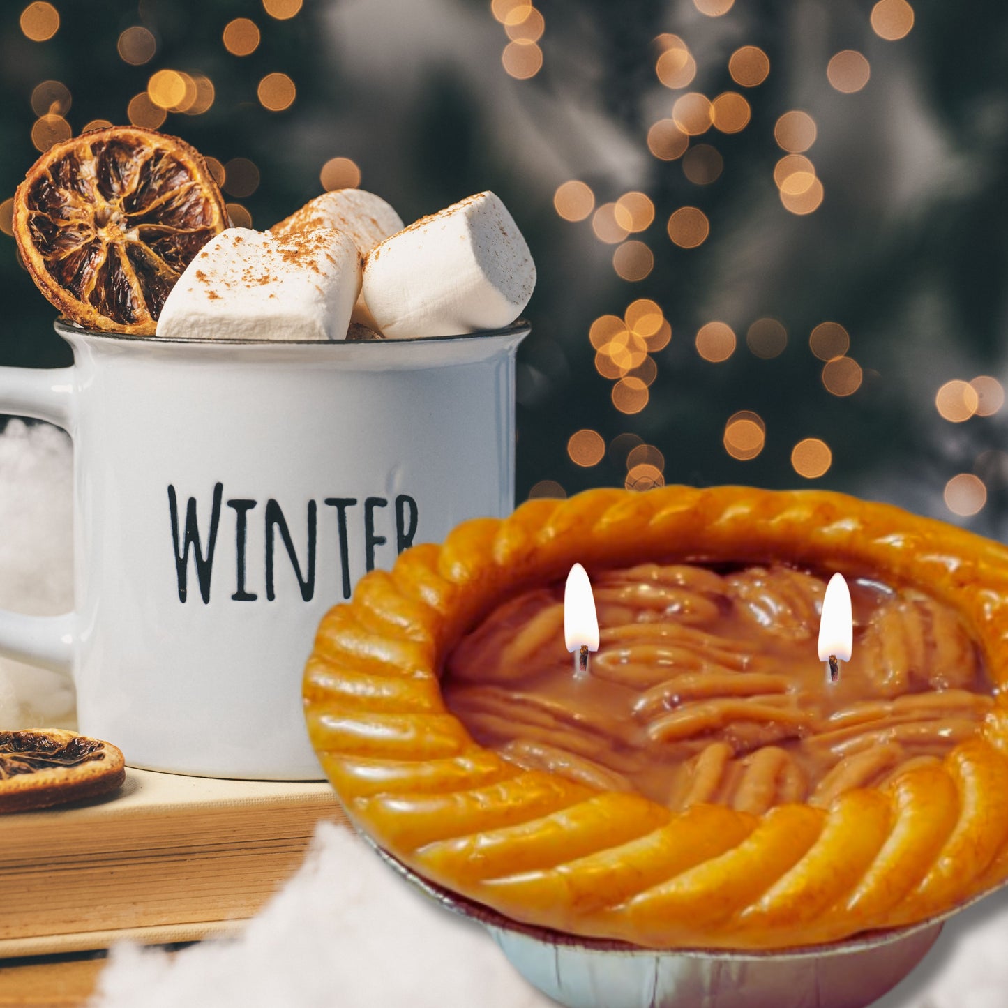Cafe Delights Pecan Pie Scented Soy Wax Candle