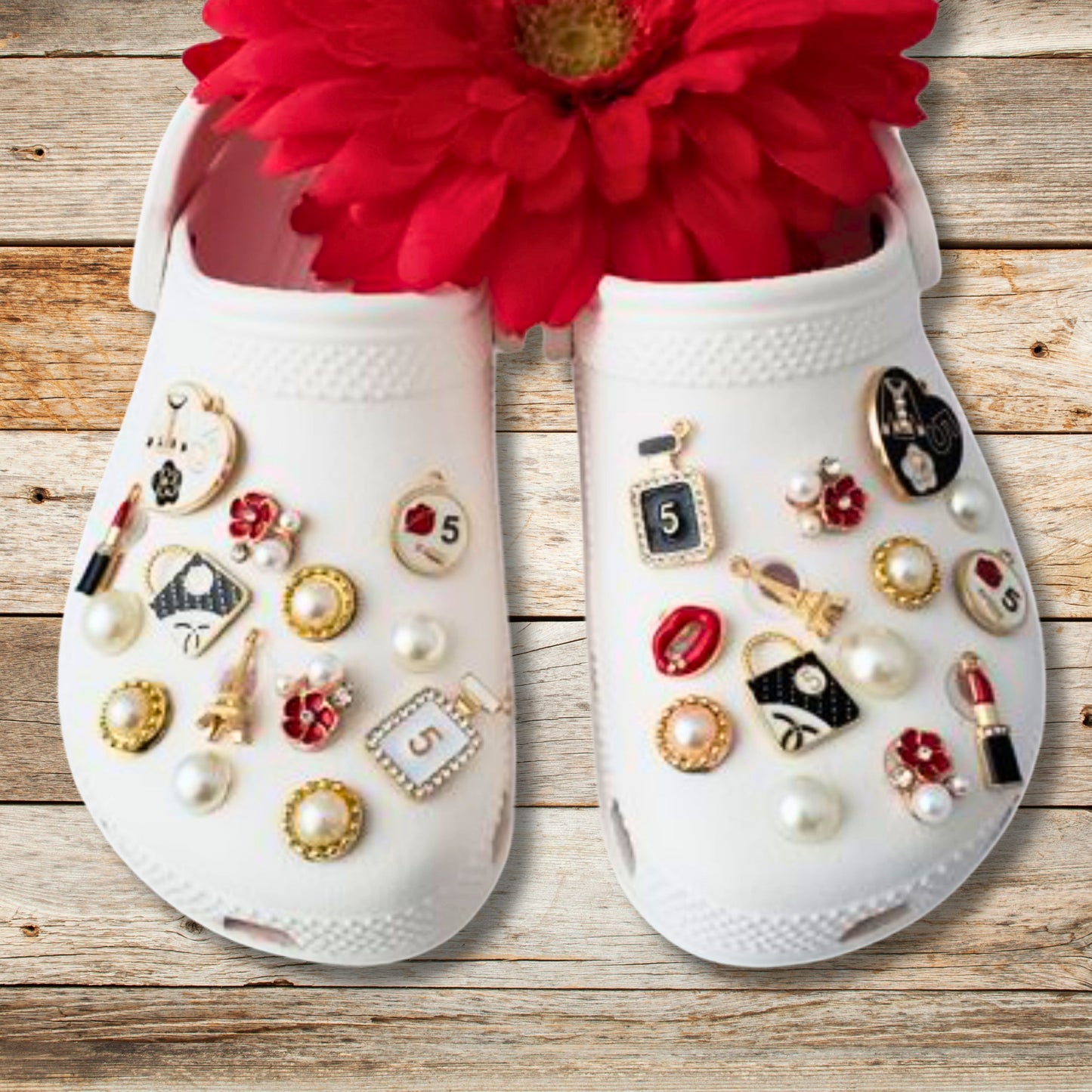 Luxury Fashion Glam Shoe Charms