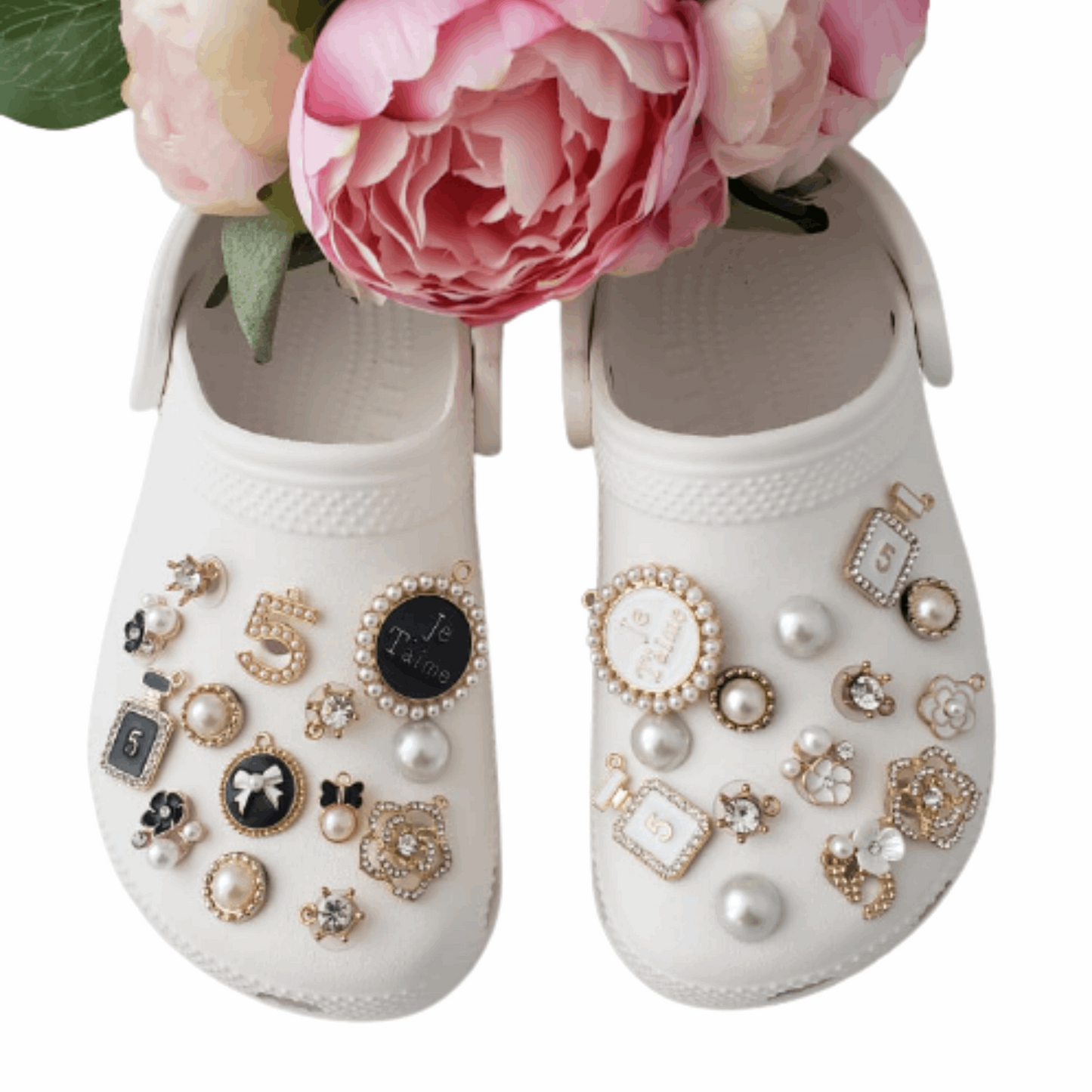 Crocs Charms Luxury Bridal Wedding Rhinestones (25 Piece Set)