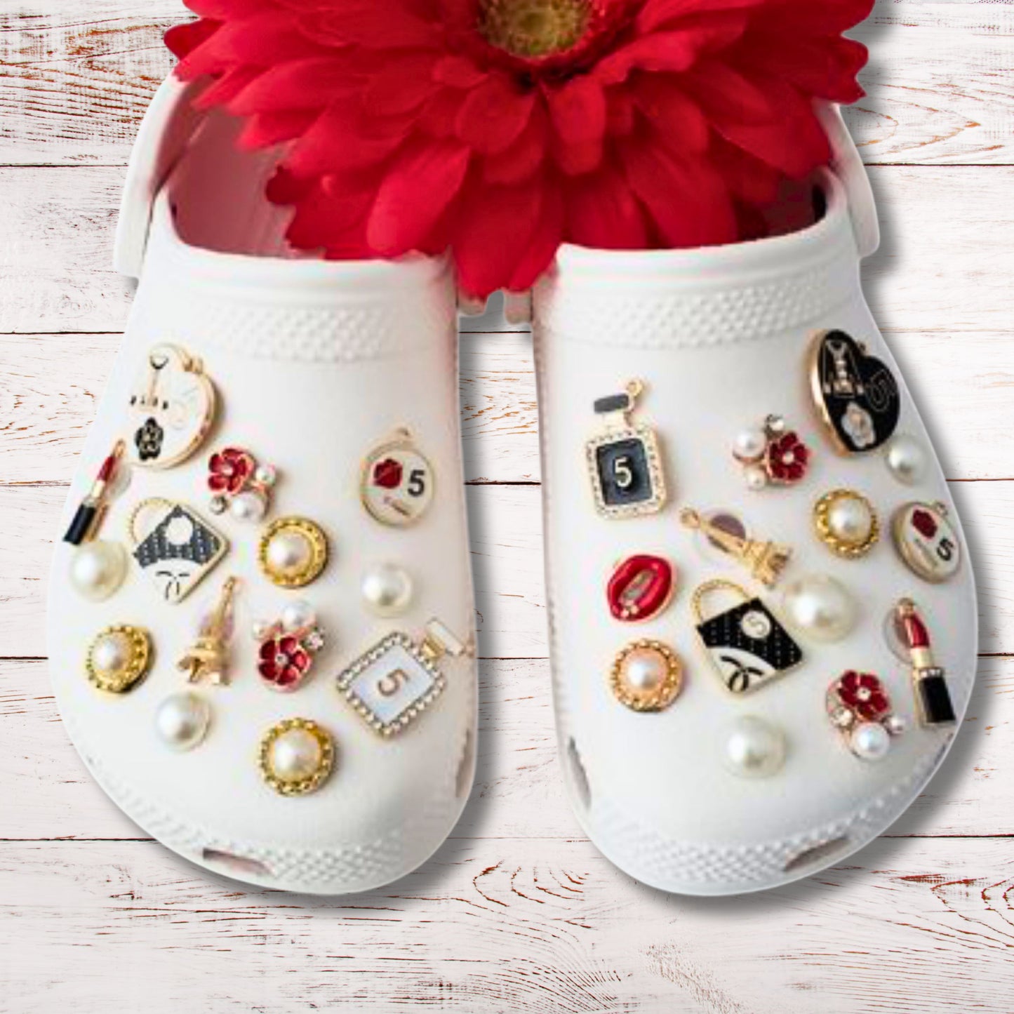 Luxury Fashion Glam Shoe Charms