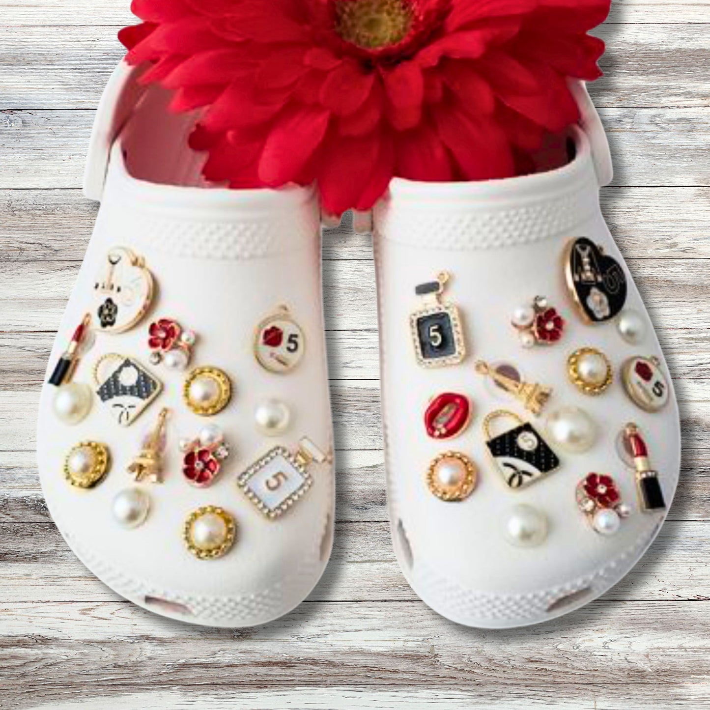 Luxury Fashion Glam Shoe Charms
