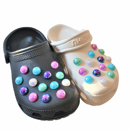 Crocs Charms Faux Pearl Plastic Iridescent (25 Piece Set)