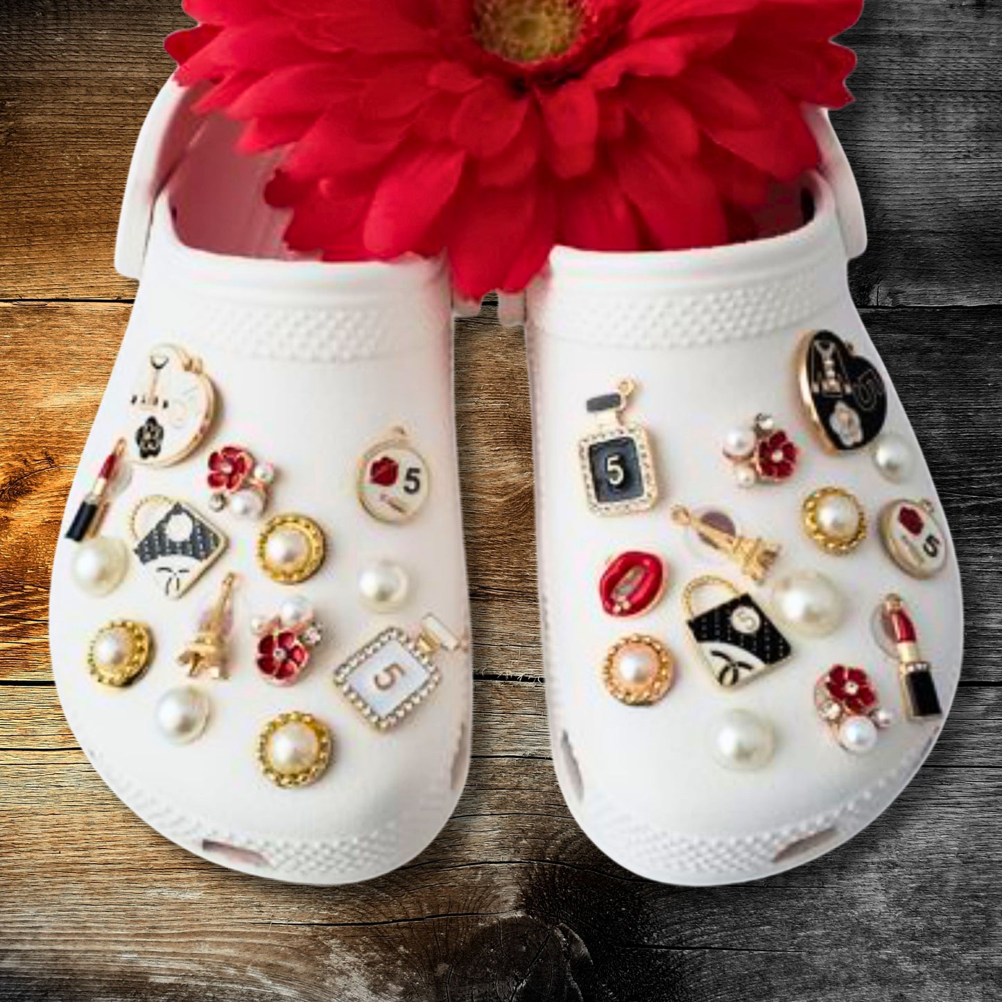 Luxury Fashion Glam Shoe Charms
