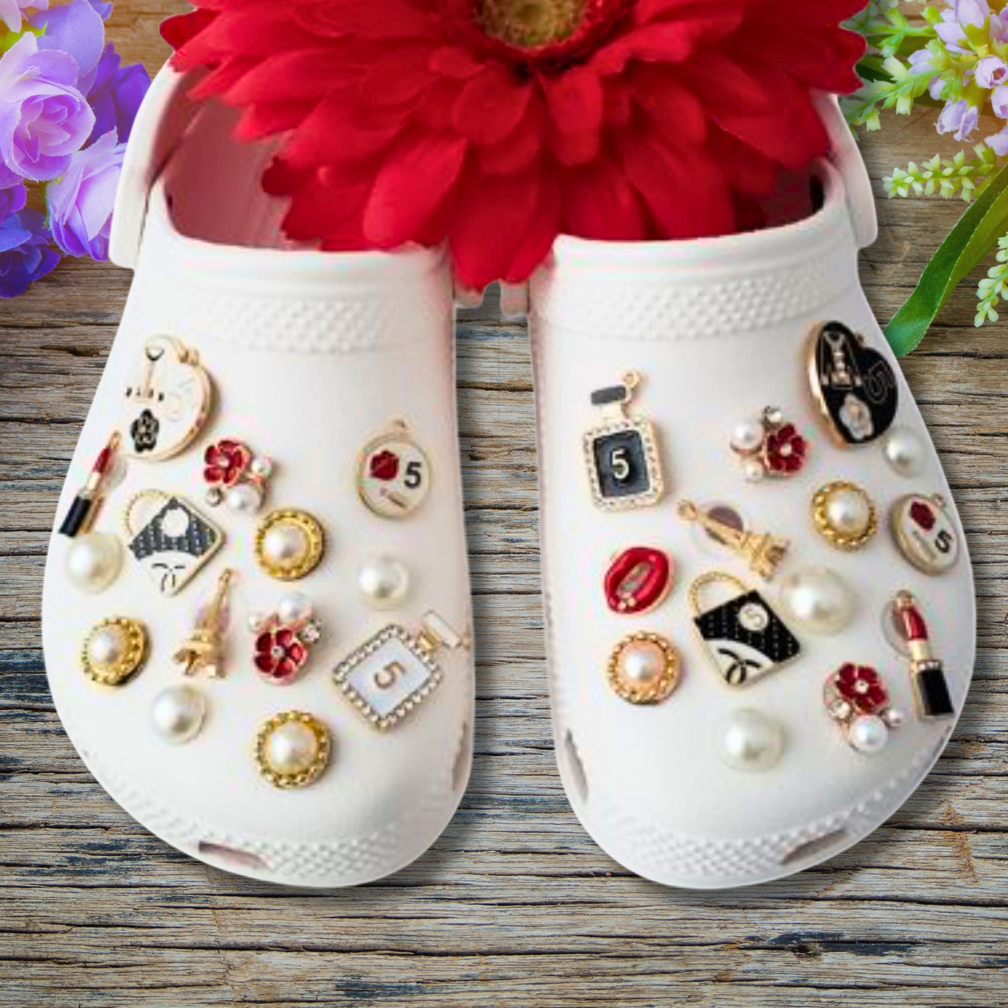 Luxury Fashion Glam Shoe Charms