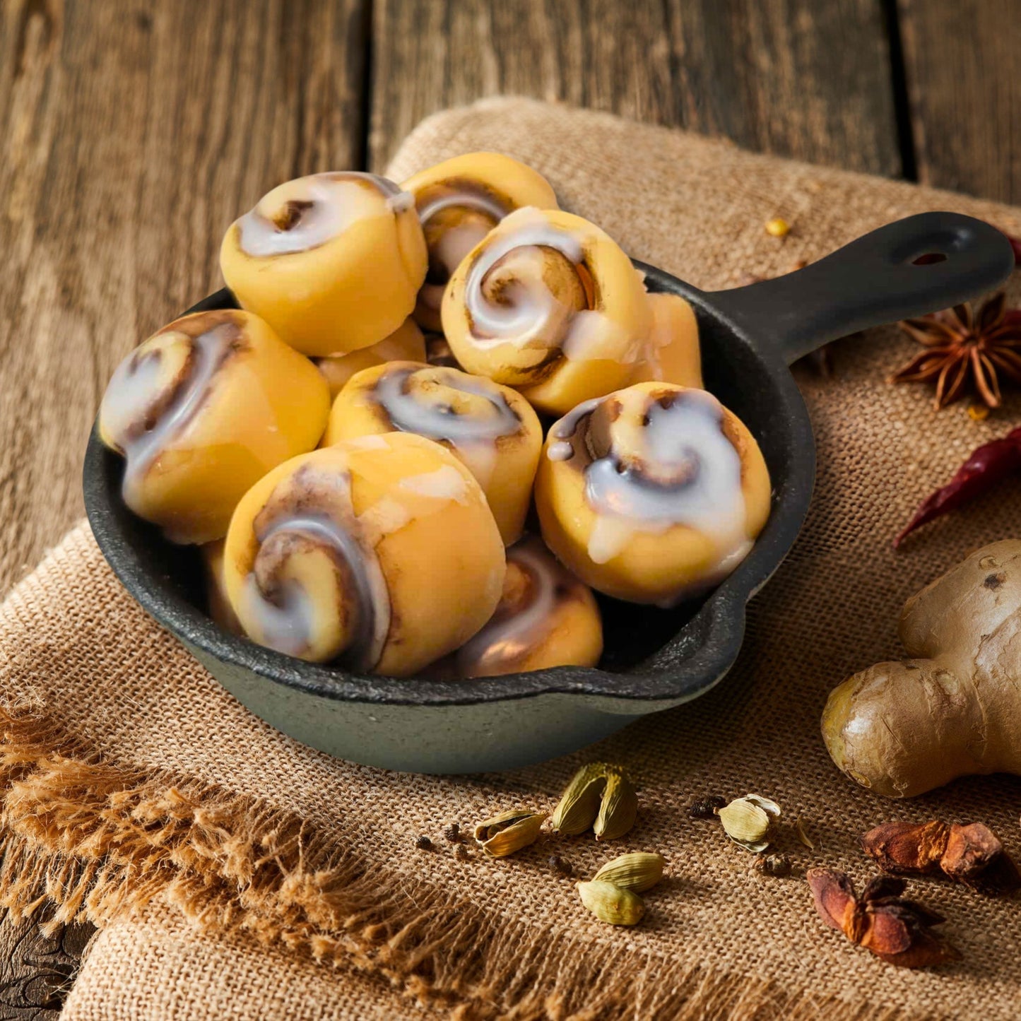 Carnival Delights Mini Cinnamon Bun Soy Wax Melts