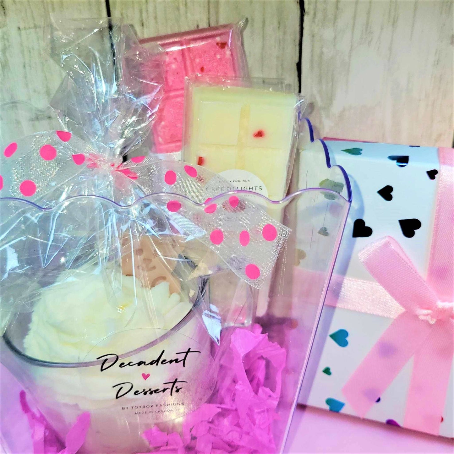 Cafe Delights Valentine's Scented Soy Candle Gift Set 337 ml/ 11.4 oz