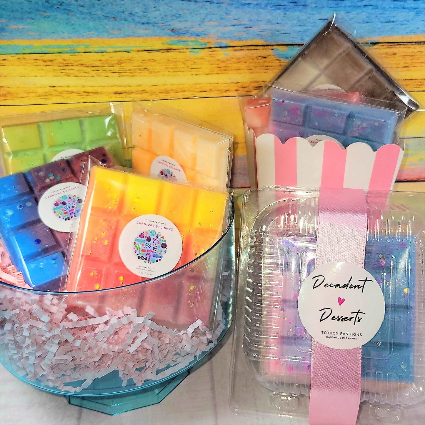 Carnival Delights 10 Fair Foods Candy Bar Scented Soy Wax Melts 65 ml/ 2 oz