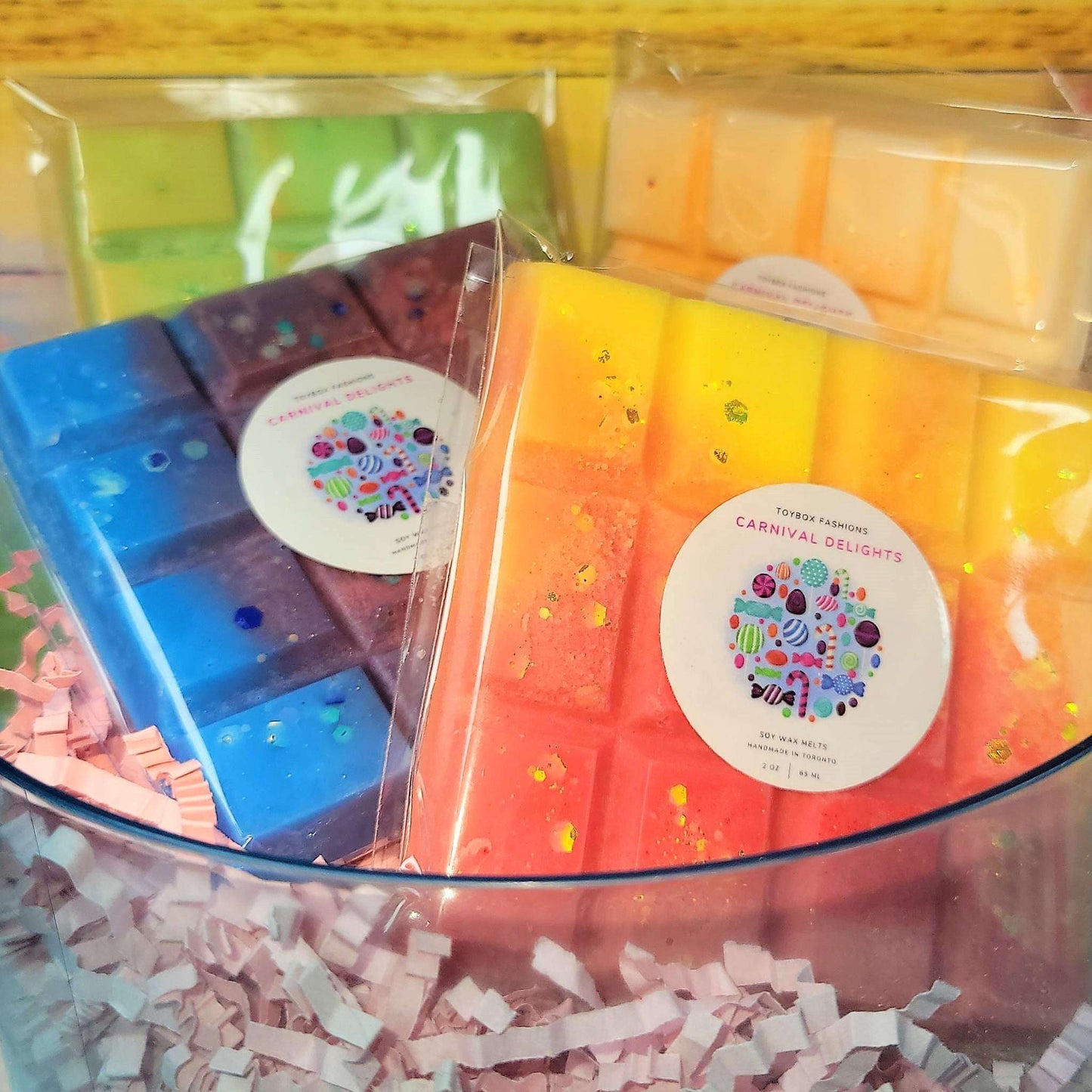 Carnival Delights 10 Fair Foods Candy Bar Scented Soy Wax Melts 65 ml/ 2 oz
