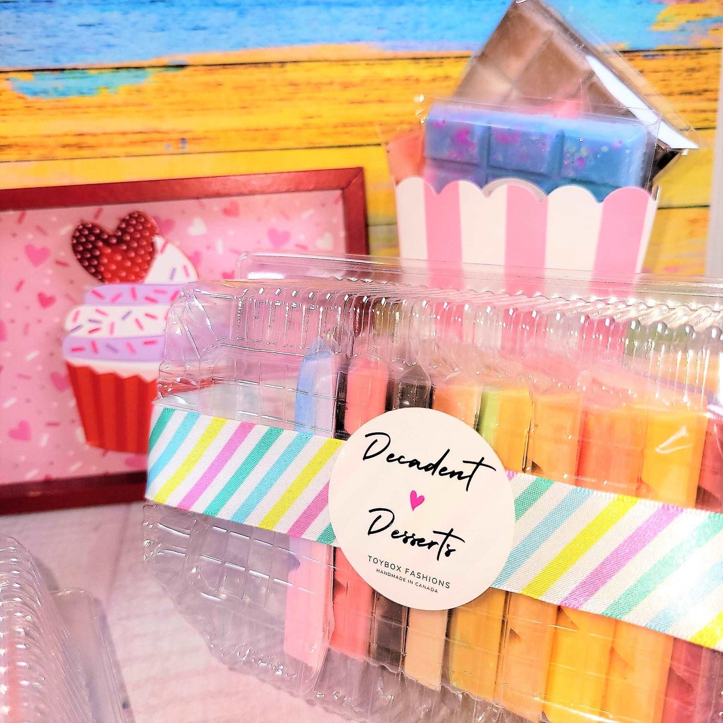Carnival Delights 10 Fair Foods Candy Bar Scented Soy Wax Melts 65 ml/ 2 oz
