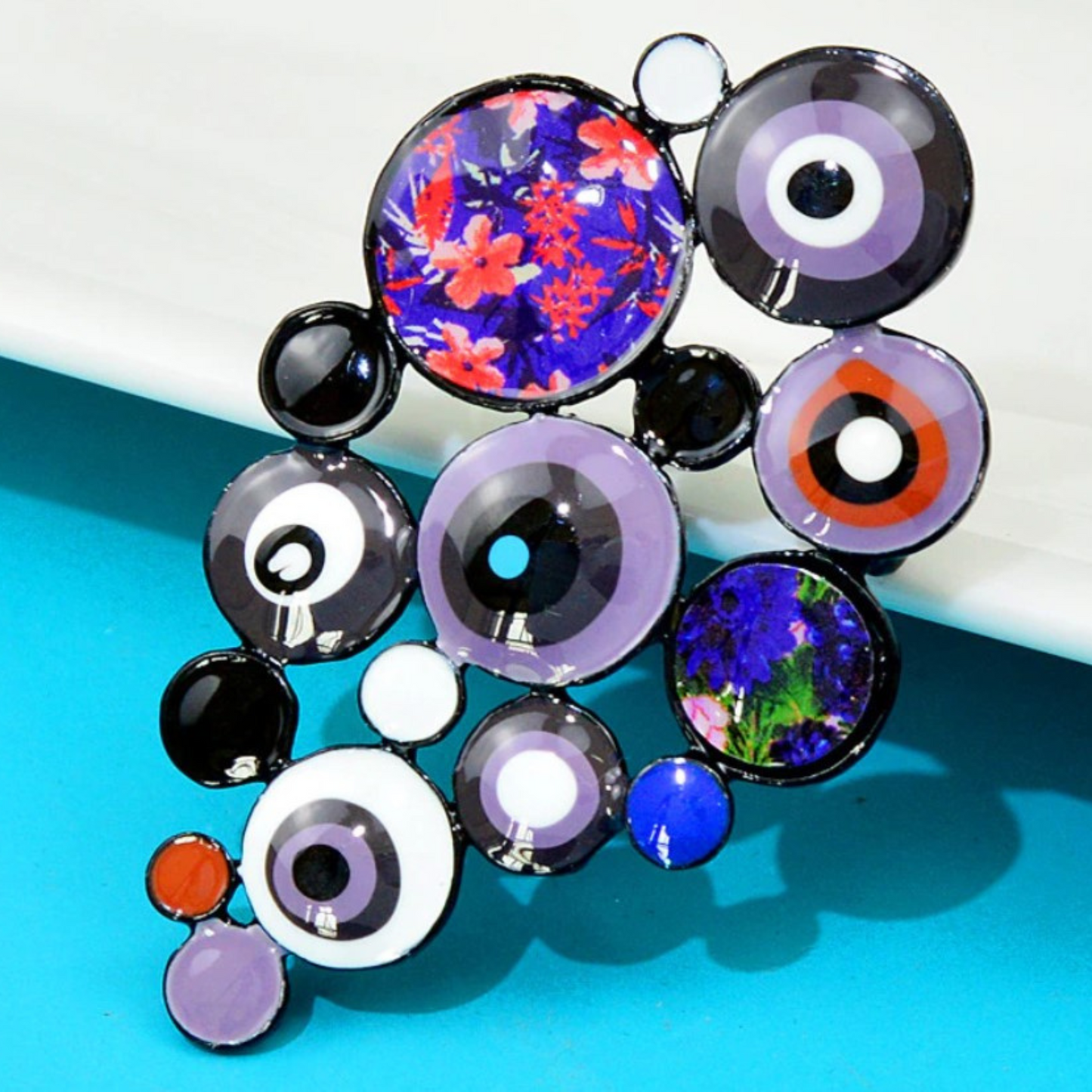 Circle Abstract Art Fashion Brooch