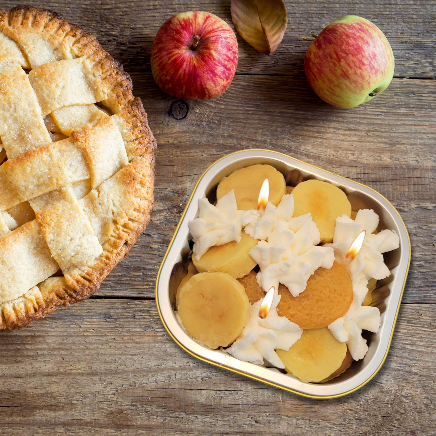 Cafe Delights Banana Pudding Scented Soy Wax Candle