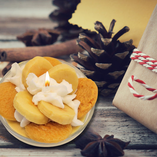 Cafe Delights Banana Pudding Scented Soy Wax Candle