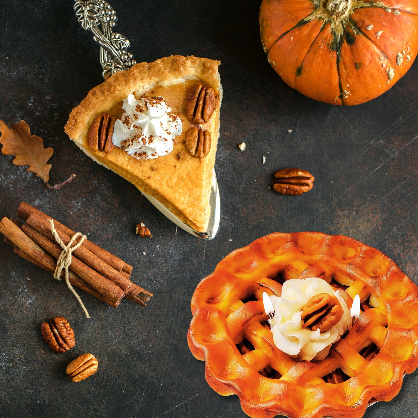 Cafe Delights Homestyle Pecan Pie Scented Soy Wax Candle