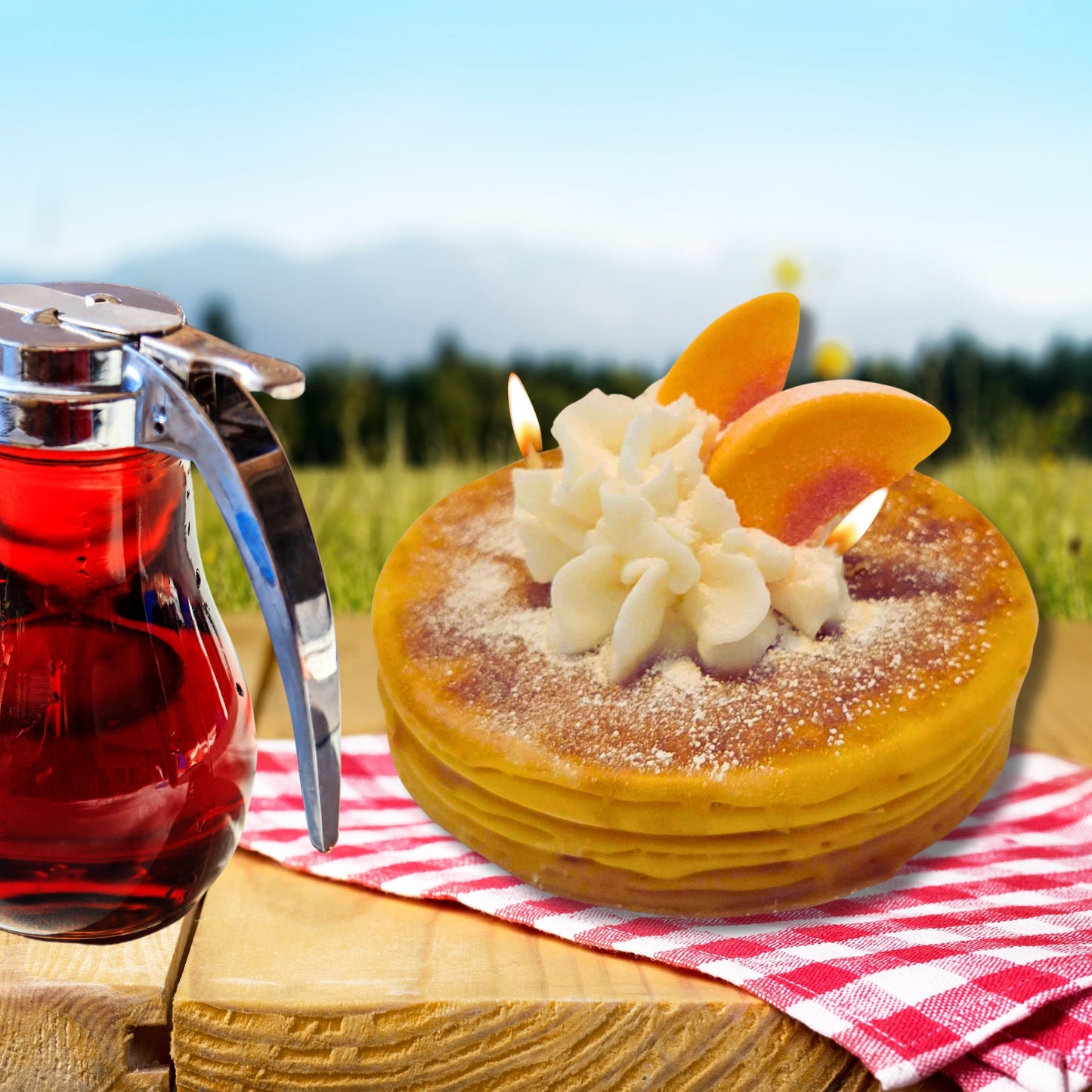 Cafe Delights Peach Pancakes Scented Soy Wax Candle