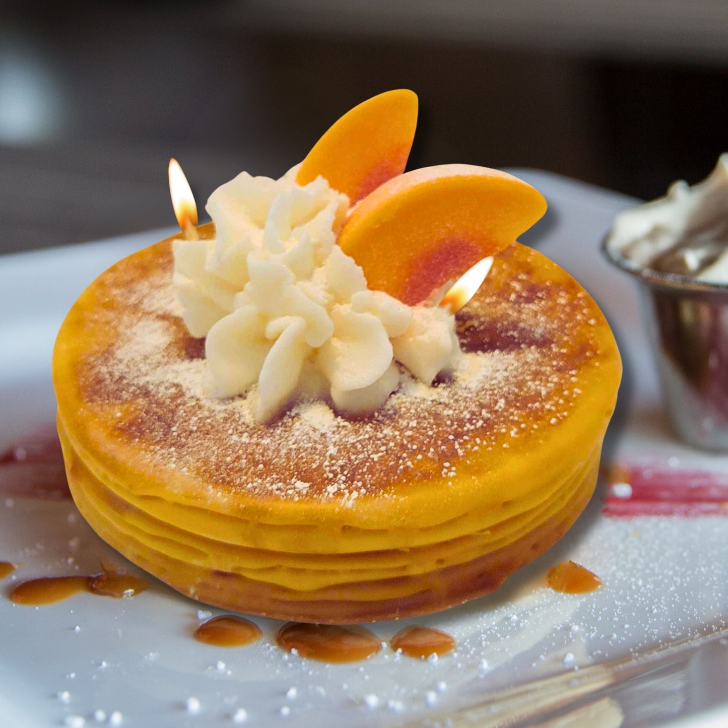 Cafe Delights Peach Pancakes Scented Soy Wax Candle