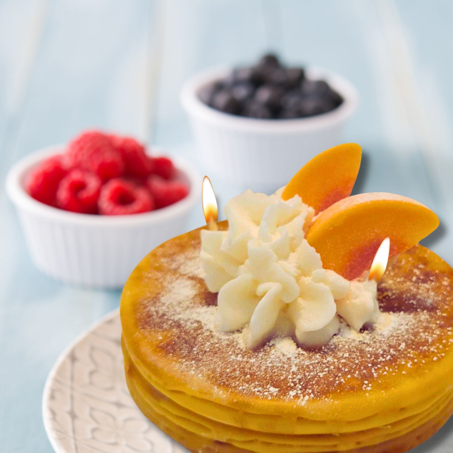 Cafe Delights Peach Pancakes Scented Soy Wax Candle