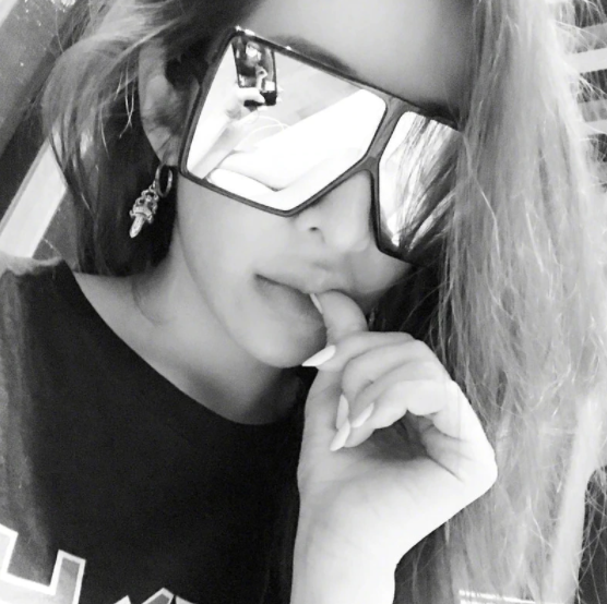 Black & Silver Square Fashion Sunglasses