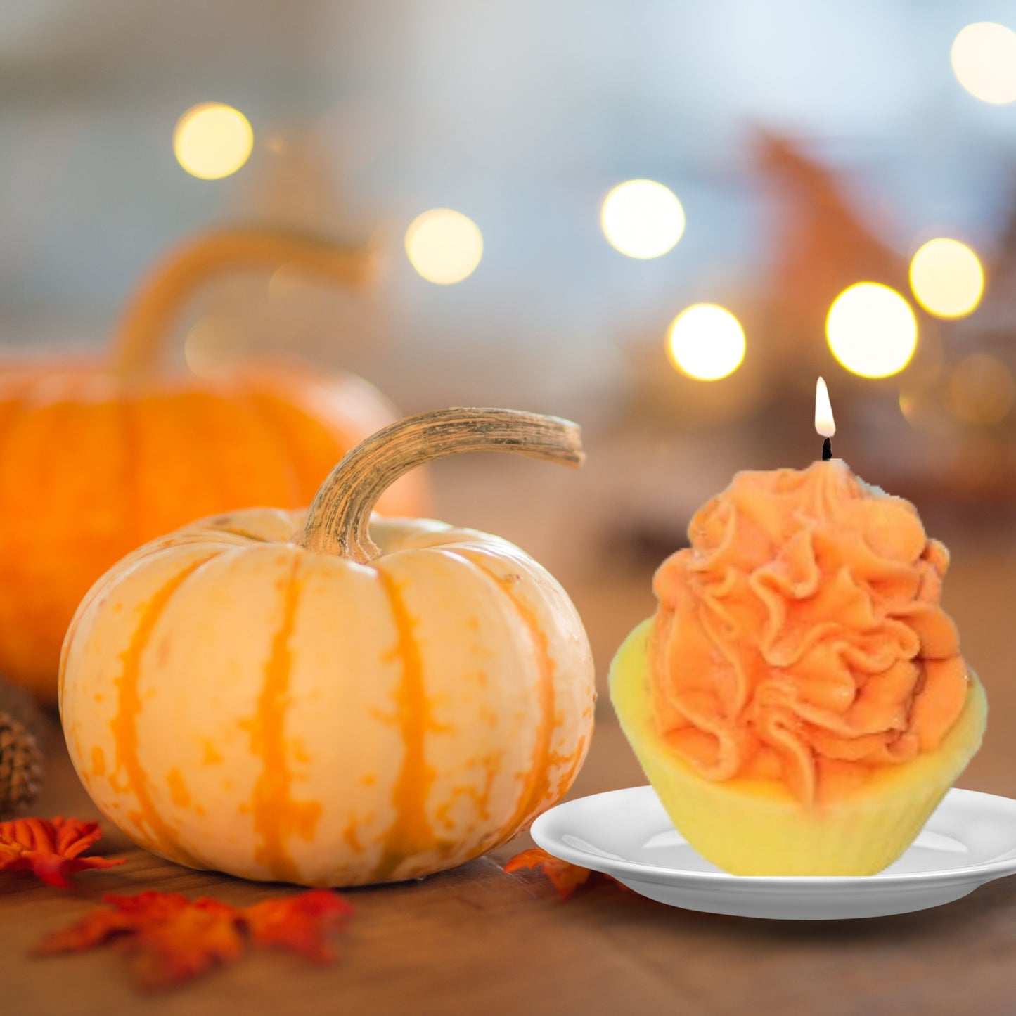 Spring Delights Rainbow Scented Soy Wax Cupcake Candles