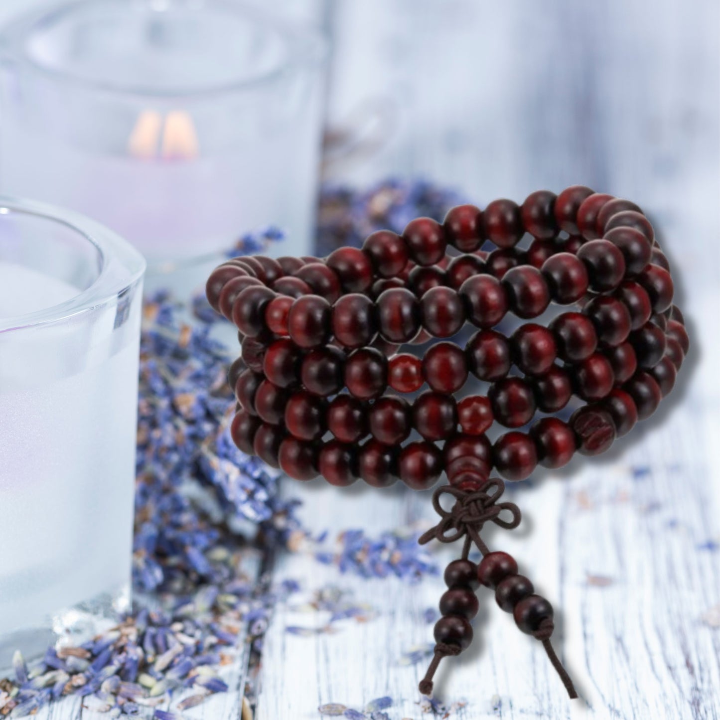 Natural Brown Sandalwood Healing Bracelet Necklace