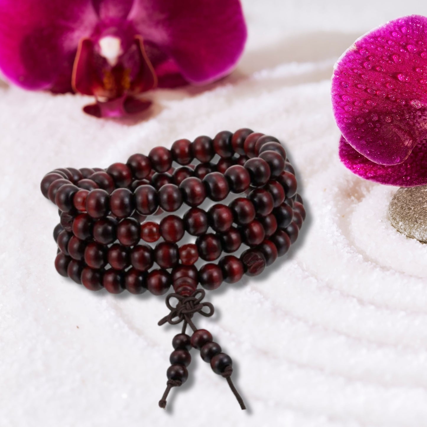 Natural Brown Sandalwood Healing Bracelet Necklace