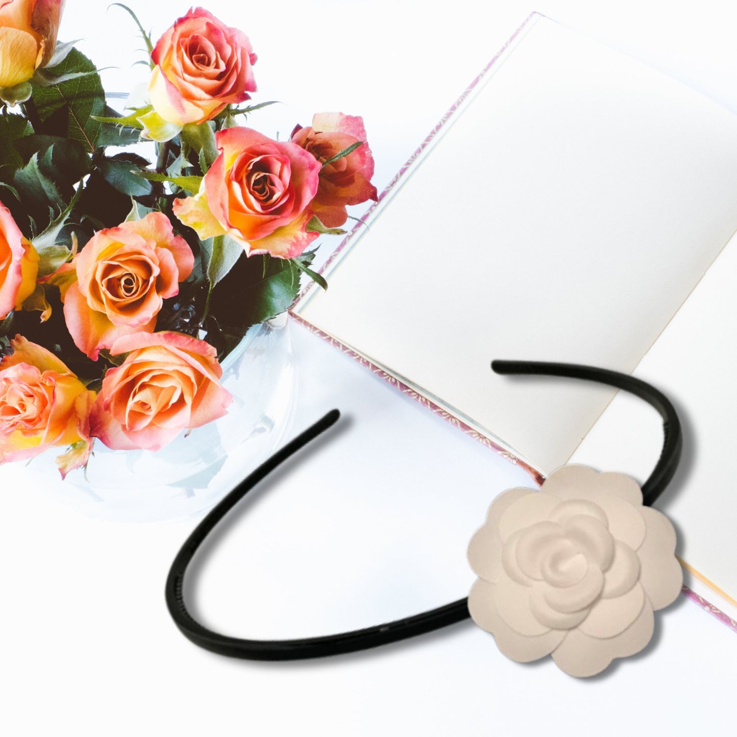 Luxury Camellia Flower Headband