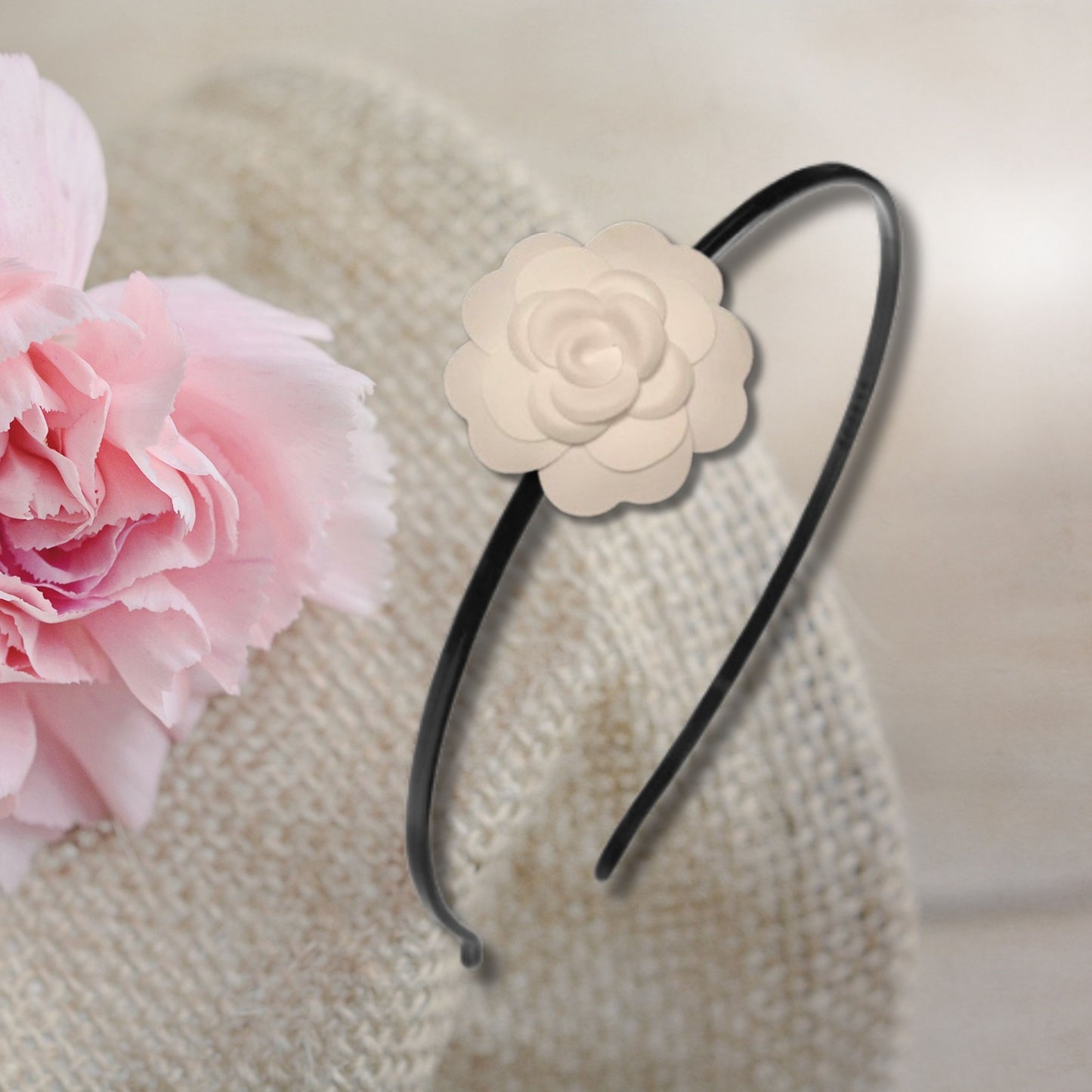 Luxury Camellia Flower Headband
