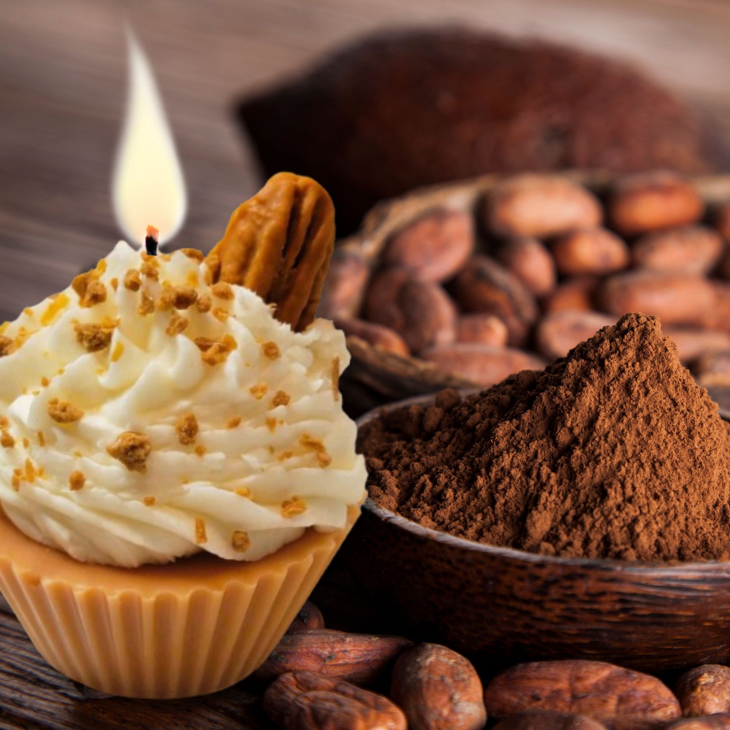 Cafe Delights Carrot Cheesecake Scented Soy Wax Candle