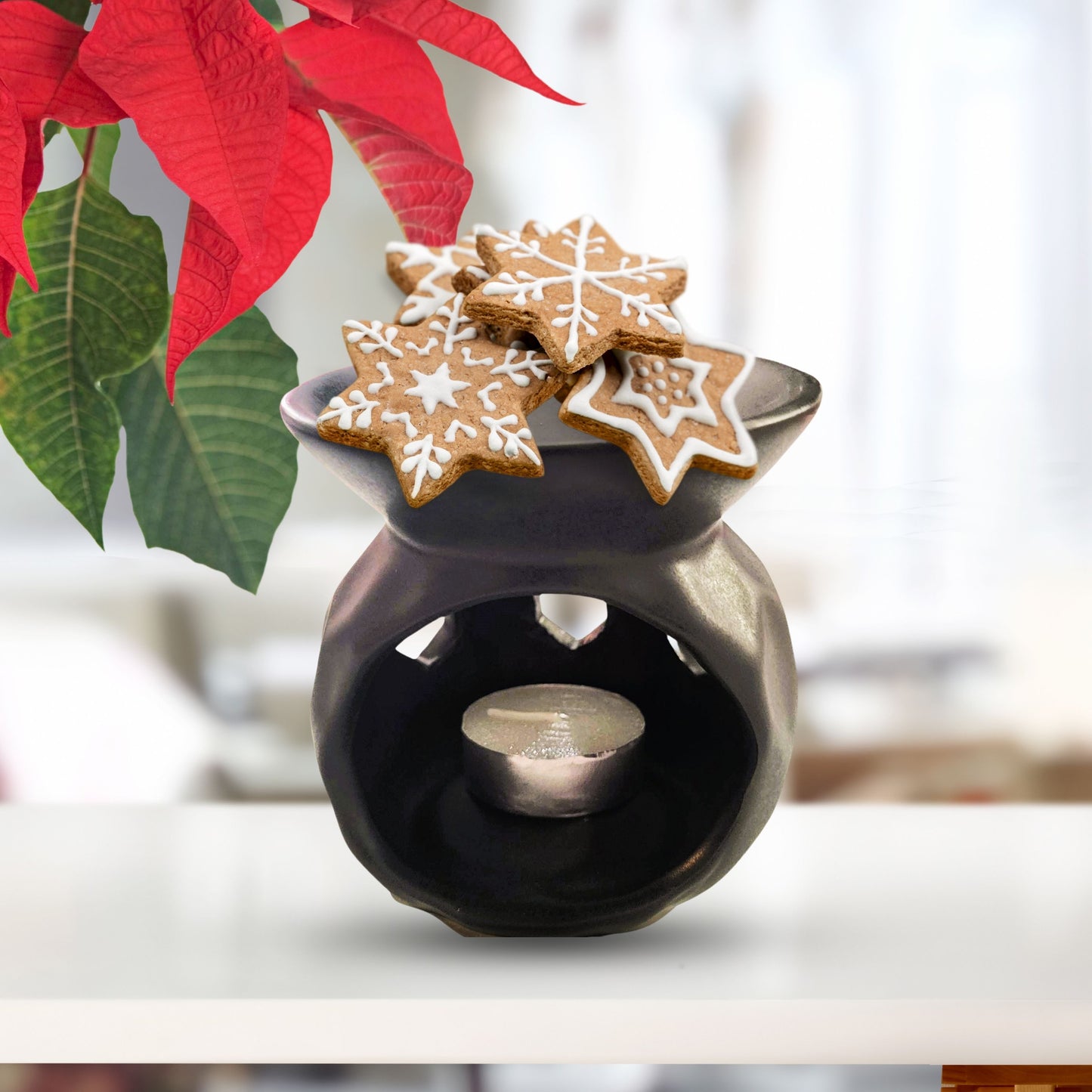 Cafe Delights Christmas Sugar Cookie Scented Soy Wax Melt & Warmer Gift Set