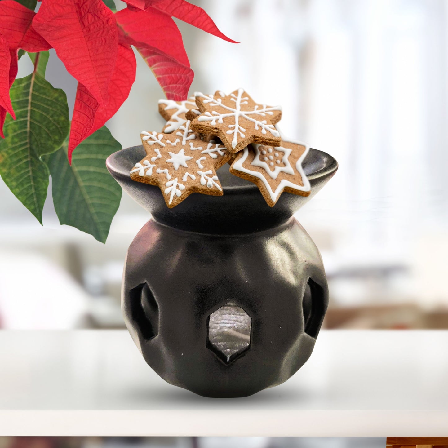 Cafe Delights Christmas Sugar Cookie Scented Soy Wax Melt & Warmer Gift Set